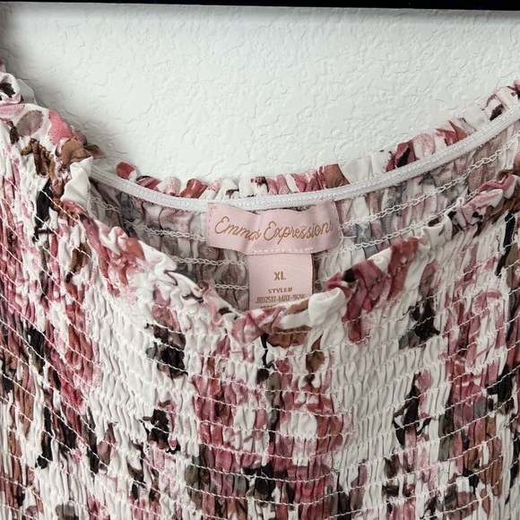 Emma’s Expressions High-Low Floral Maxi Dess Size XL - Picture 2 of 3